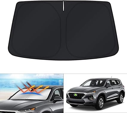 KUST Hyundai Santa Fe windshield sunshade — 2019–2023 listing