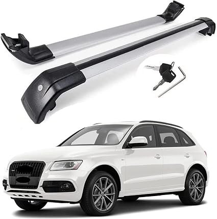 Q5 side-rail roof crossbar pair — 2009–2017 listing