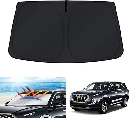 KUST Hyundai Palisade windshield sunshade — 2020–2025 listing