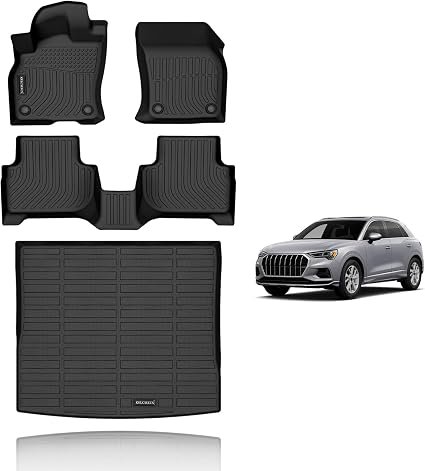 KELCSEECS floor mats and cargo liner — 2019–2025 Audi Q3 full set