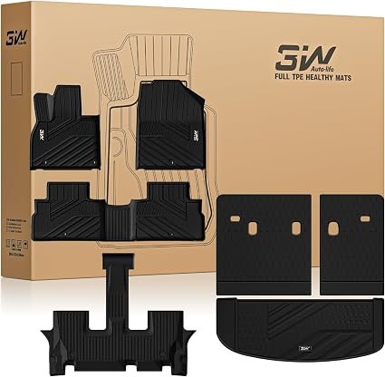 3W Kia Telluride floor, cargo and seat-back combo — 2020–2025 listing