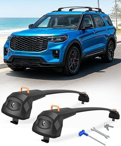 HmmtyRack roof crossbars — 2020–2026 Ford Explorer listing