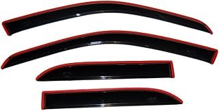 Auto Ventshade [AVS] In-Channel Rain Guards For 2016 - 2024 Nissan Titan XD; 2017 - 2024 Nissan Titan, CREW CAB ONLY | Window Vent Visors, 4 pcs. - Smoke | 194977