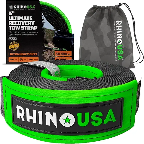 Rhino USA static recovery tow strap