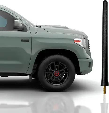Antenna Mast for Toyota Tundra 2007-2026 Black Automotive Antenna Replacement for Cars, Trucks & SUV - AM FM Radio Compatible - Car & Truck Exterior Accessories for Men & Women, 6 3/4"