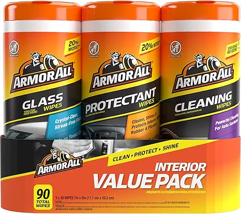Armor All interior, protectant and glass wipes