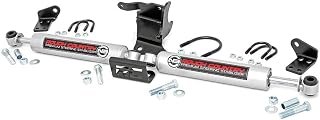 Rough Country N3 Dual Steering Stabilizer for Jeep Wrangler JL & Gladiator JT (2018-2025) with 2.5-8" Lift - Enhanced Control & Reduced Vibration, Easy Install