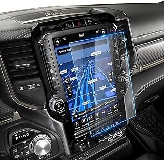 2019-2025 2026 Ram 1500 2500 3500 Screen Protector 12" for Dodge Ram (Laramie/Rebel/RHO/Limited/Limited Longhorn/TRX) Uconnect 12-inch Touchscreen, 9H Tempered Glass 2025 2026 Ram 1500 Accessories