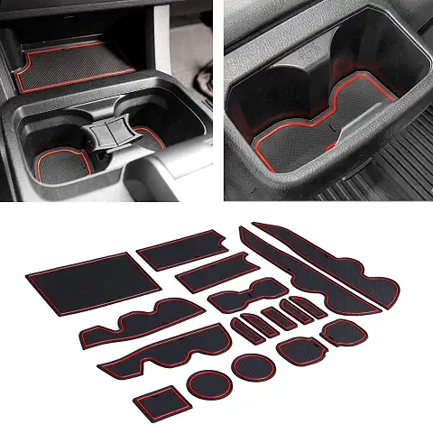 Cup Holder Door Pocket Inserts for Toyota Tacoma Accessories 2016-2023