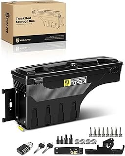 YHTAUTO Driver Side Truck Bed Storage Tool Box for Toyota Tacoma 2005-2023