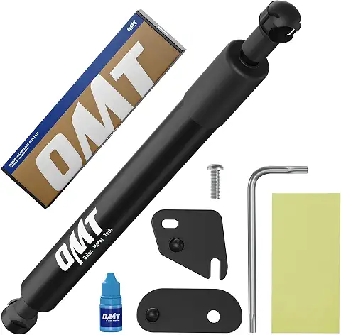 OMT Truck Tailgate Assist Shock Compatible with 15-26 Ford F150, Black