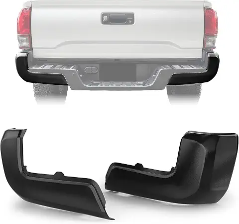 ECOTRIC Rear Bumper End Cap Compatible with 2016-2023 Toyota Tacoma