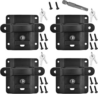 Bed Tie Down Anchors Brackets Box Link with Plates Compatible with F150; Compatible with F250; Compatible with F350 2015-2021; Compatible with Raptor 2015-2022 Truck Bed Tie Downs Car F150
