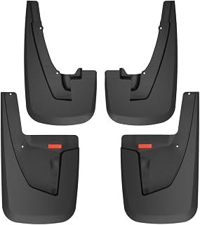 Husky Liners Custom Mud Guards | Fits 2019-2026 Ram 2500, Ram 3500 Single Rear Wheel, w/Out OEM Fender Flares | Front & Rear Set, 4-pc Black - 58046