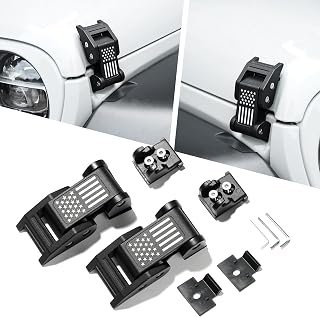 SEVEN SPARTA Hood Latches for Jeep Wrangler JK/JKU, JL/JLU & Gladiator JT
