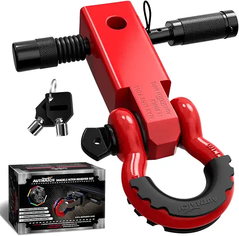 AUTMATCH shackle hitch receiver
