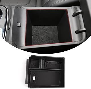 PIUGILH Center Console Organizer for 2022 2023 2024 Hyundai Santa Cruz/Tucson NX4 Armrest Box ABS Material Tray Insert Organizer Glove Pallet Interior Accessories (Automatic Transmission Only)