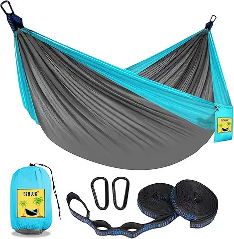 SZHLUX camping hammock with tree straps
