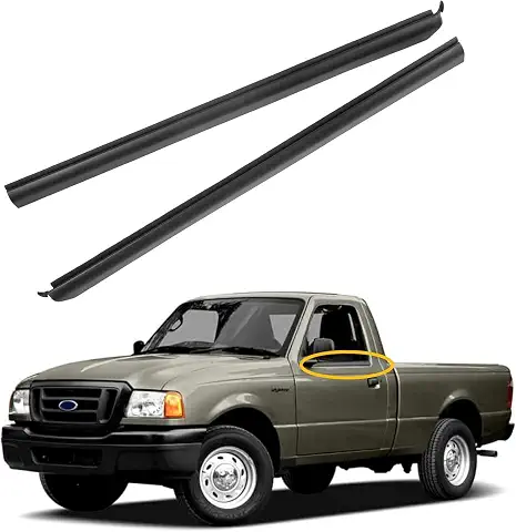 Window Trim Seal, Fit for 1999-2011 Ford Ranger, Door Weather Stripping