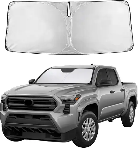 EcoNour Windshield Sunshade Compatible for Toyota Tacoma 2016-2025 2026