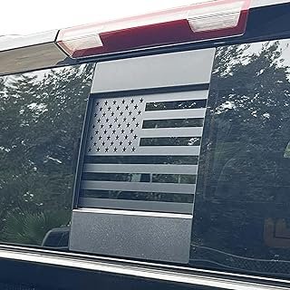 American Flag Decal for Silverado/Sierra 2019-2026, Matte Black