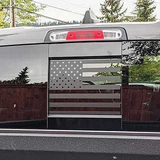 American Flag Decal for F150/F250/F350 2004-2014, Matte Black