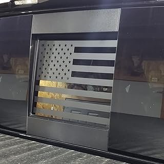 Rear Middle Window American Flag Decal for Nissan Titan 2013-2024