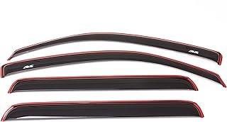 Auto Ventshade [AVS] in-Channel Rain Guards for 2022-2026 Nissan Frontier, Crew CAB ONLY | Window Vent Visors, 4 pcs. - Smoke | 194788