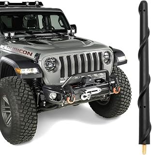 Short Antenna Fit for Jeep Wrangler Gladiator JL JK JT 2007-2026