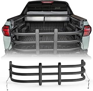 Non-Drill Truck Bed Extender for Hyundai Santa Cruz 2022-2026 | Bolt On Threaded Holes | Pin Release | 21 Inch Flip in & Out Tailgate Extens