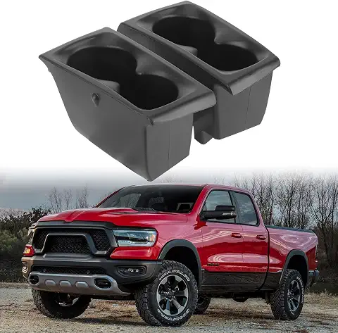 LINOAH Cup Holders Insert for 2019-2026 Ram 1500