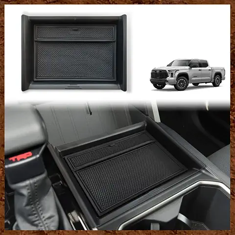 Muslogy Lower Center Console Box for 2022-2026 Toyota Tundra Accessories
