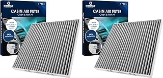 KURIMUP Premium Cabin Air Filter with Activated Carbon,Replacement for CF10374(CP374), Fit for Toyota Tacoma (2005-2021)/Dodge Dart (2013-2016)/Pontiac Vibe (2003-2008).
