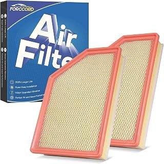 2-Pack Engine Air Filters for Silverado 2500HD/3500HD 2020-26 6.6L Duramax