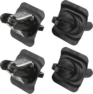 Tie Down Anchor for Truck Bed Rail System 23146899 4pcs Compatible with 2014-2025 Chevy Silverado/GMC Sierra 1500 2500 3500 Colorado Canyon Cargo Bed Accessories Parts