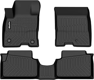 Floor Mats Fit for 2022-2025 2026 Ford Maverick Hybrid All Weather Protection TPE Anti-Slip Automotive Floor Liners, Fits 1st & 2nd Row Full Set Custom Maverick Hybrid Accessories, Black