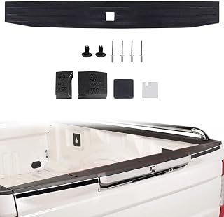 Tailgate Molding Trim Compatible with 2017-2022 Ford F250 F350 F-250 F-350 Super Duty Flexible Flex Step Rear Center Truck Spoiler Protector Cover Replaces FO1904134