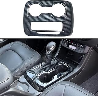 Kolya Compatible with 2015 2016 2017 2018 2019 2020 2021 2022 Chevy Colorado Accessories Center Console Gear Shift Panel Cover Trim for GMC Canyon Accessories (Carbon Style, Not for 2023+)