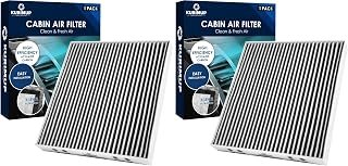 KURIMUP Premium Cabin Air Filter with Activated Carbon,Replacement for CF11809,Fit for Chevrolet Silverado 1500LD/2500HD/3500HD/Suburban,GMC Sierra 1500/2500HD/3500HD/Yukon.