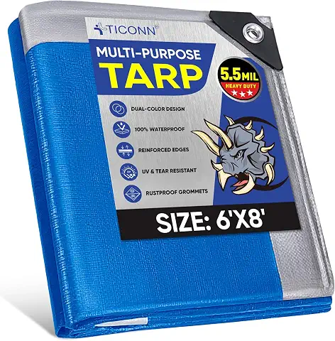 TICONN waterproof heavy-duty tarp
