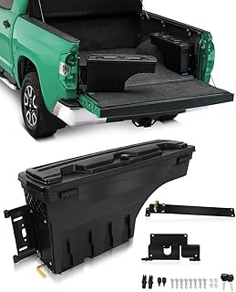 SCITOO Truck Bed Storage Box Fit For Chevrolet Colorado For GMC Canyon 2015-2019 Waterproof Organizer Chest Left Driver Side