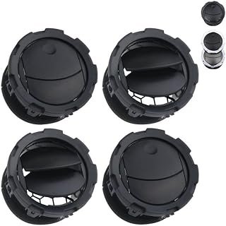 TQPONLY Dashboard AC Heater Air Duct Vent Louvre (4 Pcs) Compatible with 2011-2016 Ford F250 F350 F450 F550 Super Duty Interior Accessories Replaces BC3Z-19893-AA