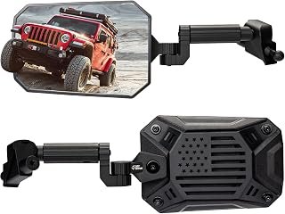 JOYTUTUS Mirrors Doors Off Compatible with 2018-2023 Wrangler JL/JLU & Gladiator JT, JL Side Mirrors with Ball Adapter, Wider View No Vibrate & Wobble (NOT FIT 2024-2026 Wrangler & Gladiator JT)