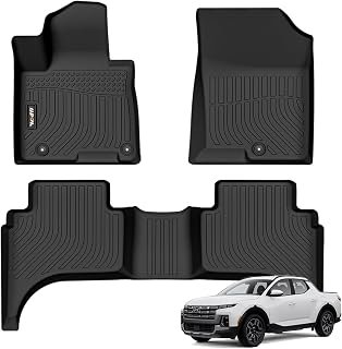 Custom Fit TPE Floor Mats for 2022-2026 Hyundai Santa Cruz