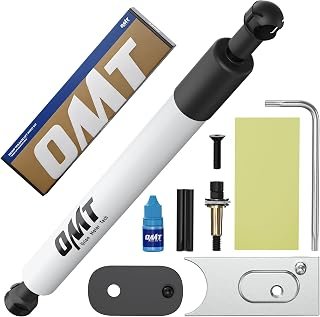 OMT Tailgate Assist Shock Compatible with 09-26 Ram 1500 2500 3500, White