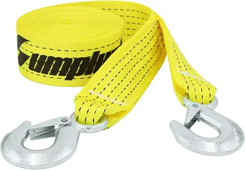 Twenty-foot hooked tow strap
