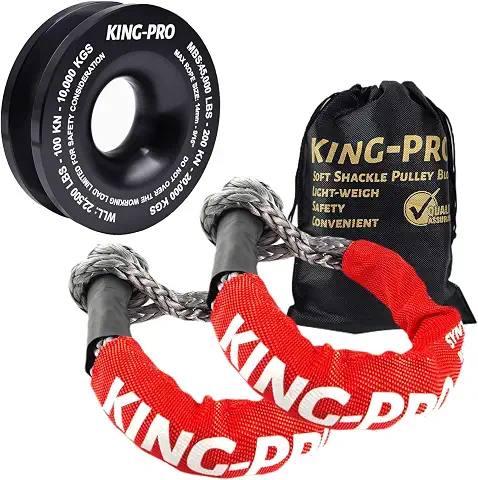 KING-PRO soft-shackle and recovery-ring kit