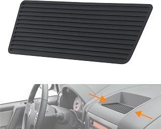 Titan Center Dash Bezel Rubber Mat Pocket Deck Compatible with Nissan Titan/Armada 2004-2015 Replaces 68263-7S000 68263-9FD0A Instrument Panel Lid Accessories