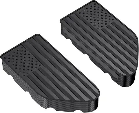 Bed Rail Stake Pocket Covers for Chevy Silverado/GMC Sierra 2500/3500HD(2020-2025 2026), Chevy Silverado/GMC Sierra 1500(2019-2026), Truck Bed Rail Hole Plugs (2PCS)