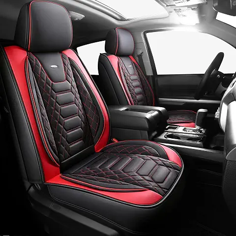 FREESOO Custom Leather for Toyota Tundra Seat Covers 2014-2021 Crewmax Cab